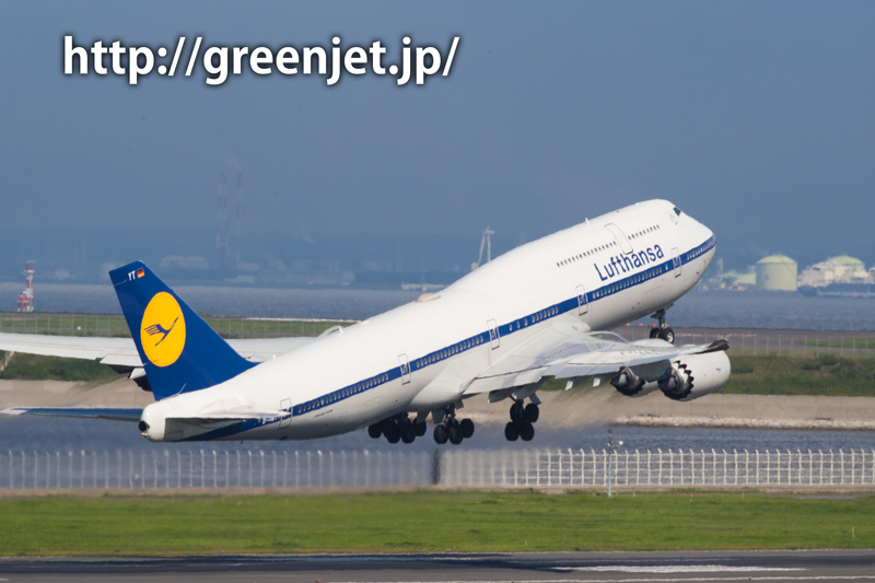 ルフトハンザ ドイツ航空のジャンボ機(ボーイング747-830)を狙う