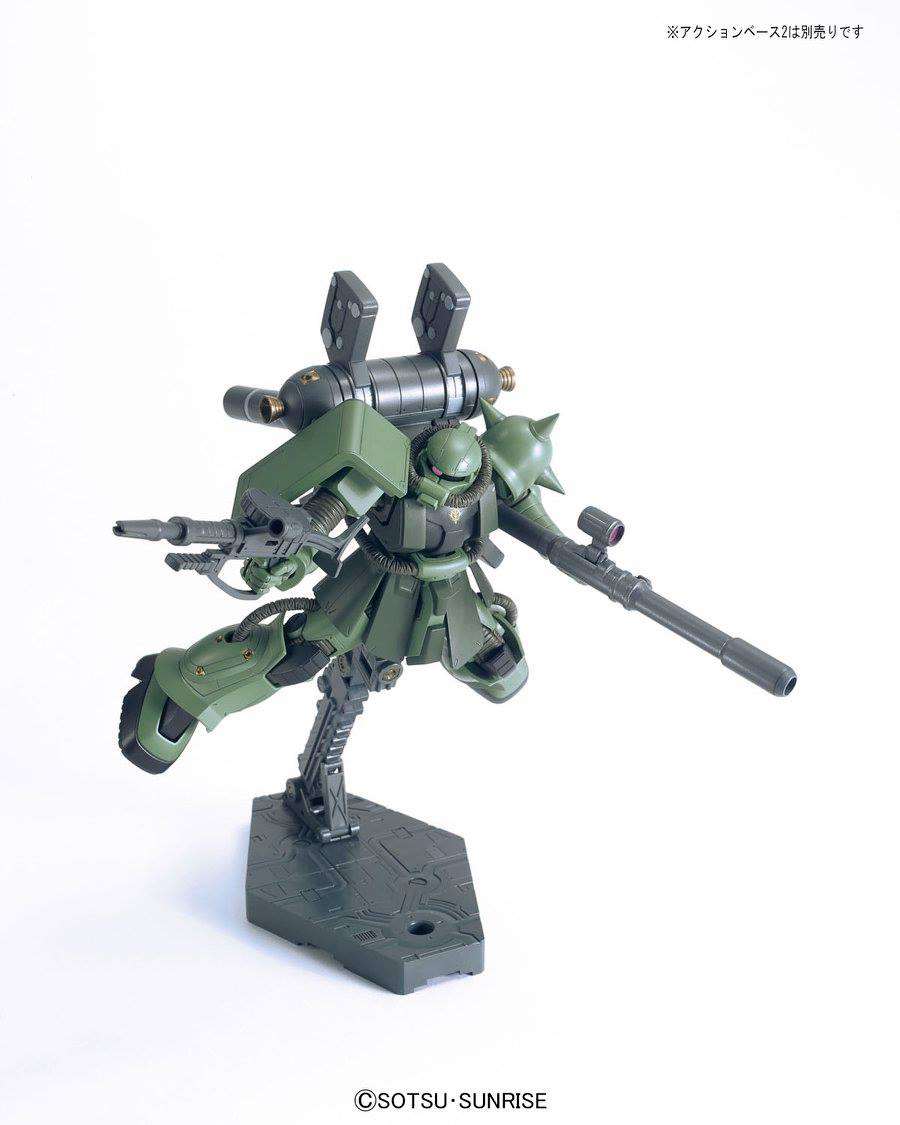 HGGT 1/144 MS-06 ZAKU II + BIG GUN SET [Gundam Thunderbolt Ver