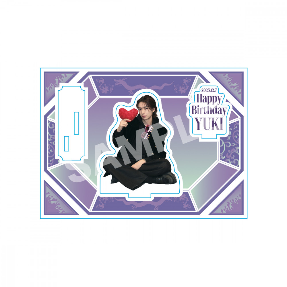 冨田侑暉 Birthday Acrylic Stand 2025 | 龍宮城 OFFICIAL SHOP｜龍