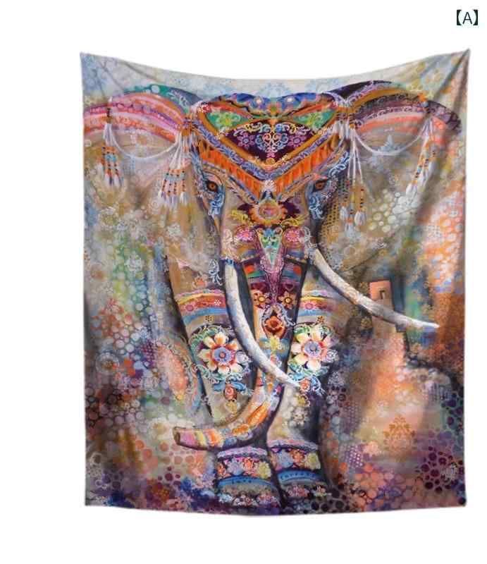 楽天市場】タイ 象 布（タペストリー｜壁紙・装飾フィルム