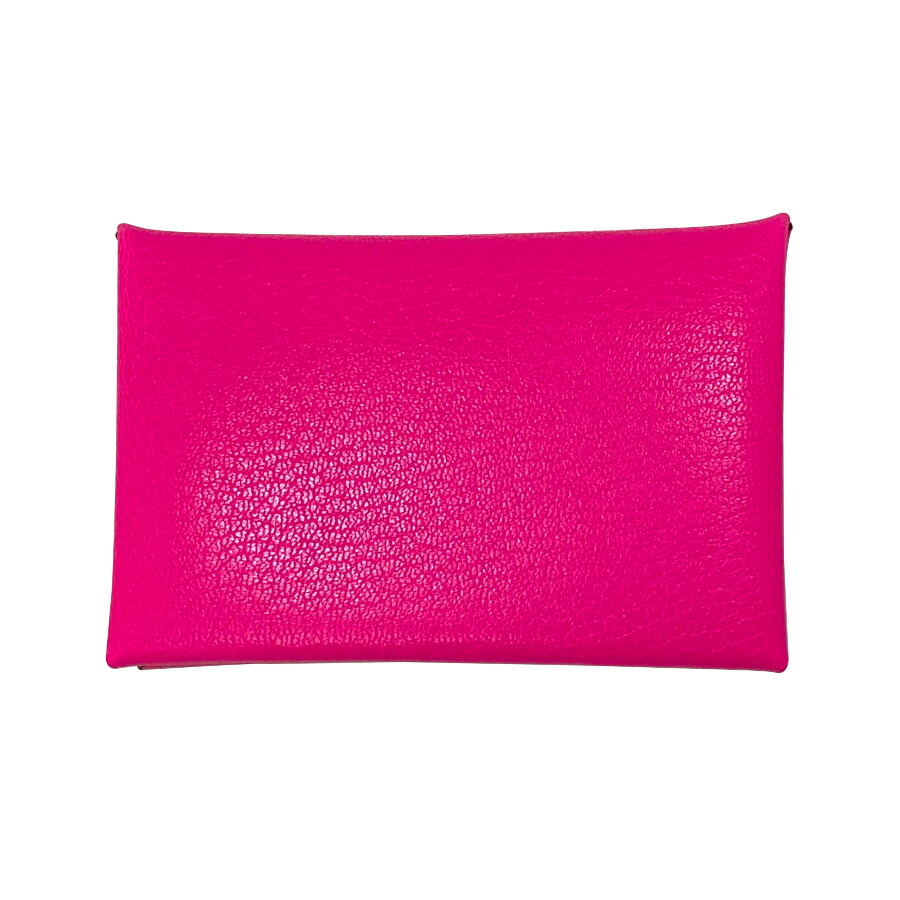 楽天市場】エルメス HERMES カルヴィ シェーブル レザー ローズポップ