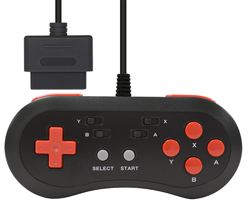 スーパーファミコン＆互換機用の連射機能付きゲームパッドが来年1月発売