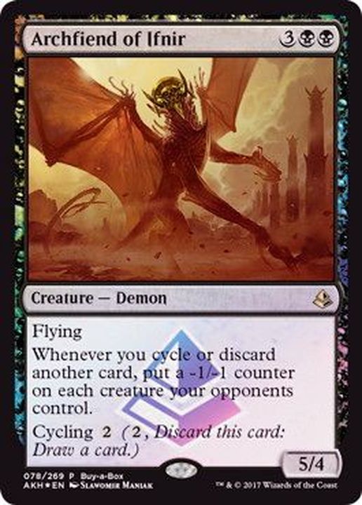 FOIL)イフニルの魔神/Archfiend of Ifnir《英語》【Buy-A-Box Promos】
