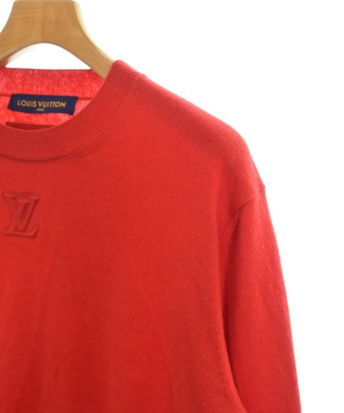 LOUIS VUITTON（ルイヴィトン）ニット・セーター 赤 サイズ:L メンズ