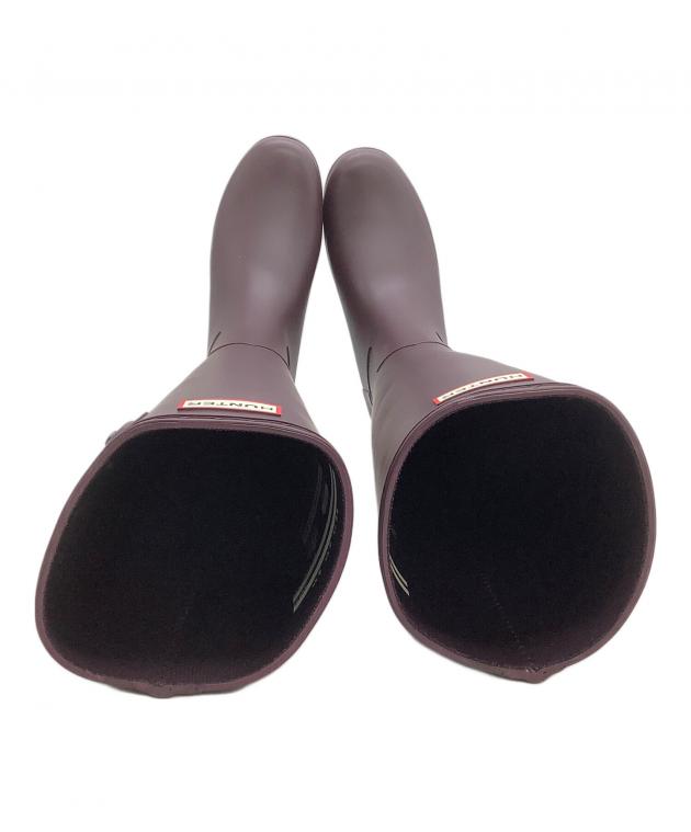 中古・古着通販】HUNTER (ハンター) レインブーツ ブラウン サイズ:US7