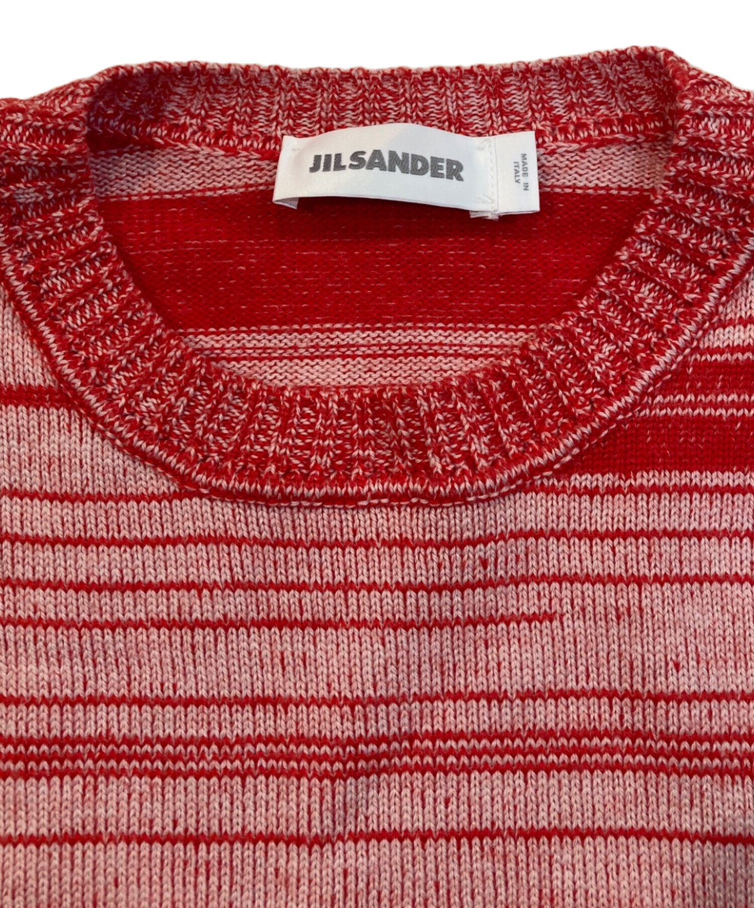 中古・古着通販】JIL SANDER (ジルサンダー) ニット レッド サイズ:44