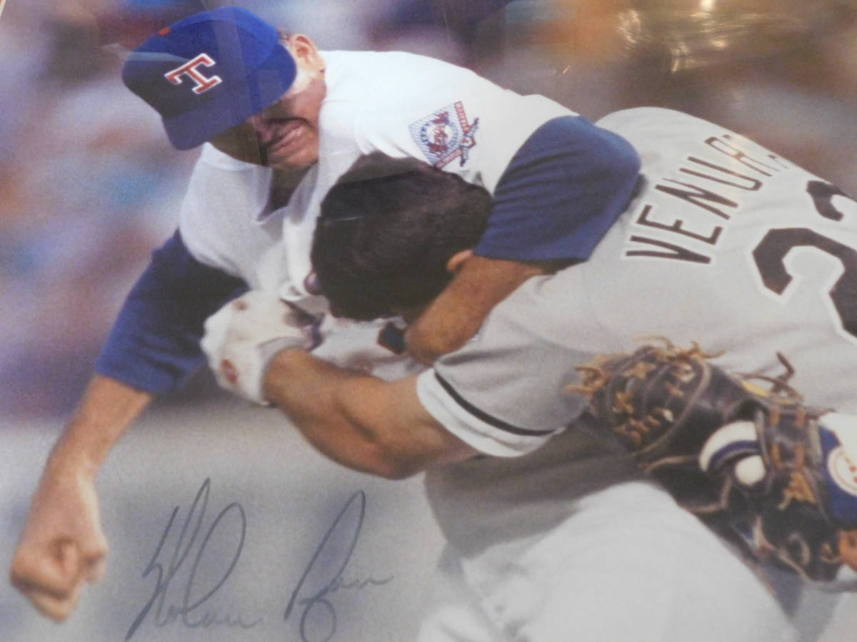 Yahoo!オークション - ノーラン・ライアン Nolan Ryan 直筆サイン 額装