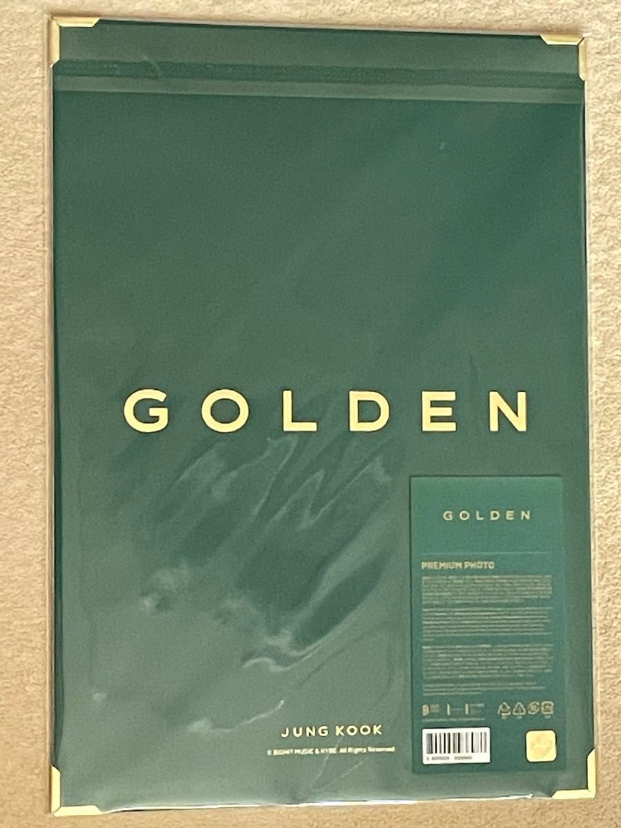 BTS JUNGKOOK [GOLDEN] PREMIUM PHOTO weverse 公式 新品未開封
