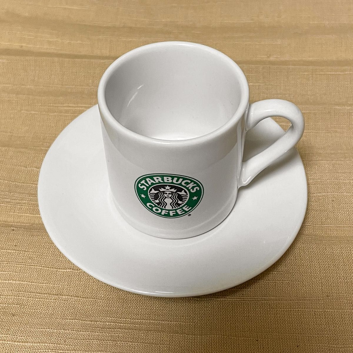 旧ロゴ スターバックス デミタスカップ & ソーサー コーヒー スタバ