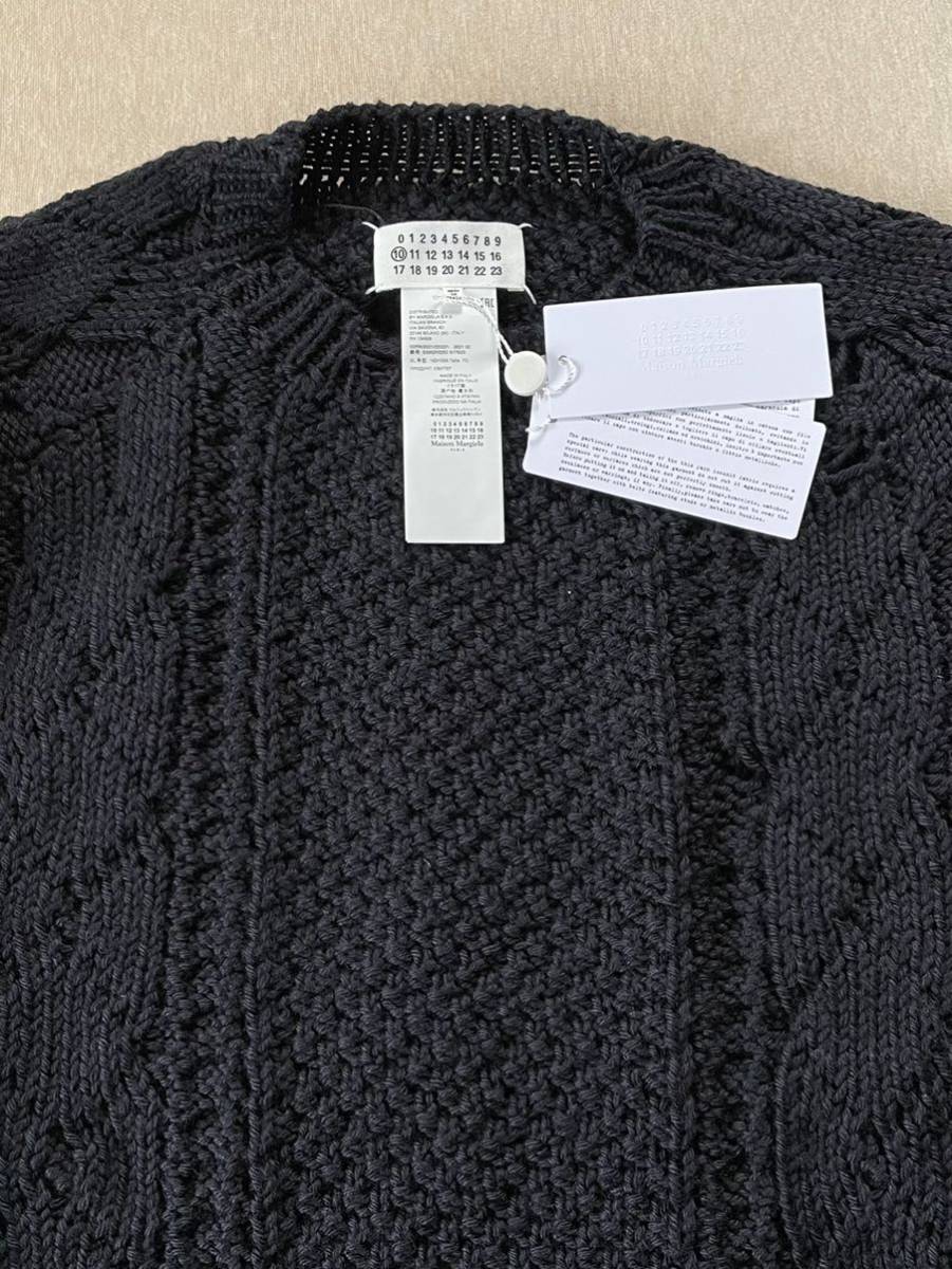21AW新品XL メゾンマルジェラ デストロイ アランニット