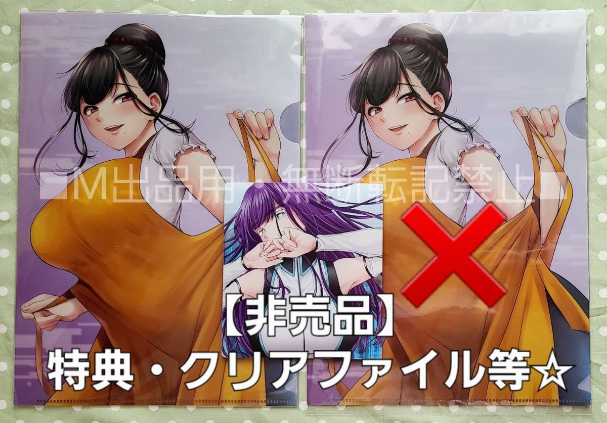 非売品】終末のハーレム 14巻 購入特典 クリアファイル ＆マスクケース