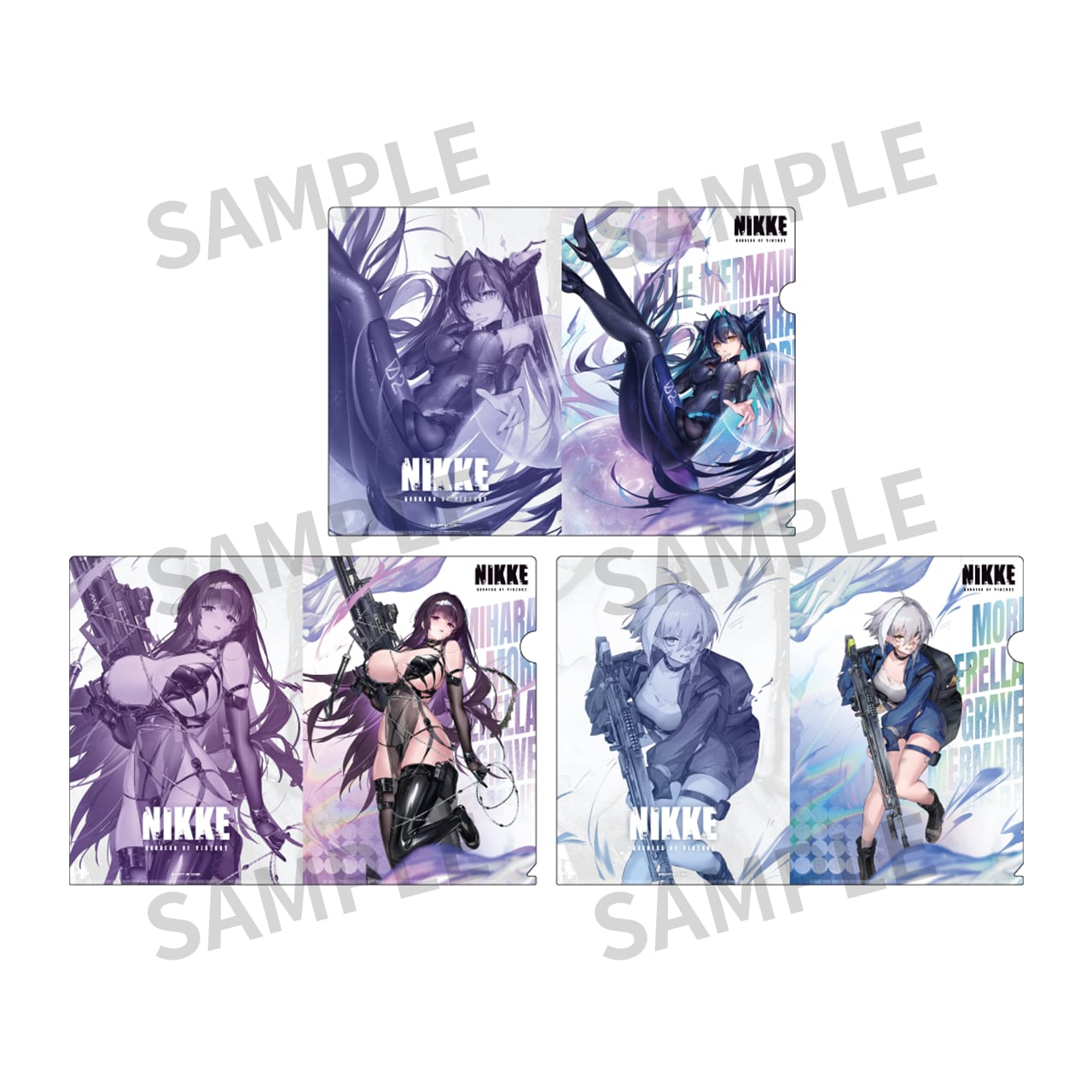 TGS2025】NIKKE クリアファイルセット A(リトルマーメイド/ミハラ