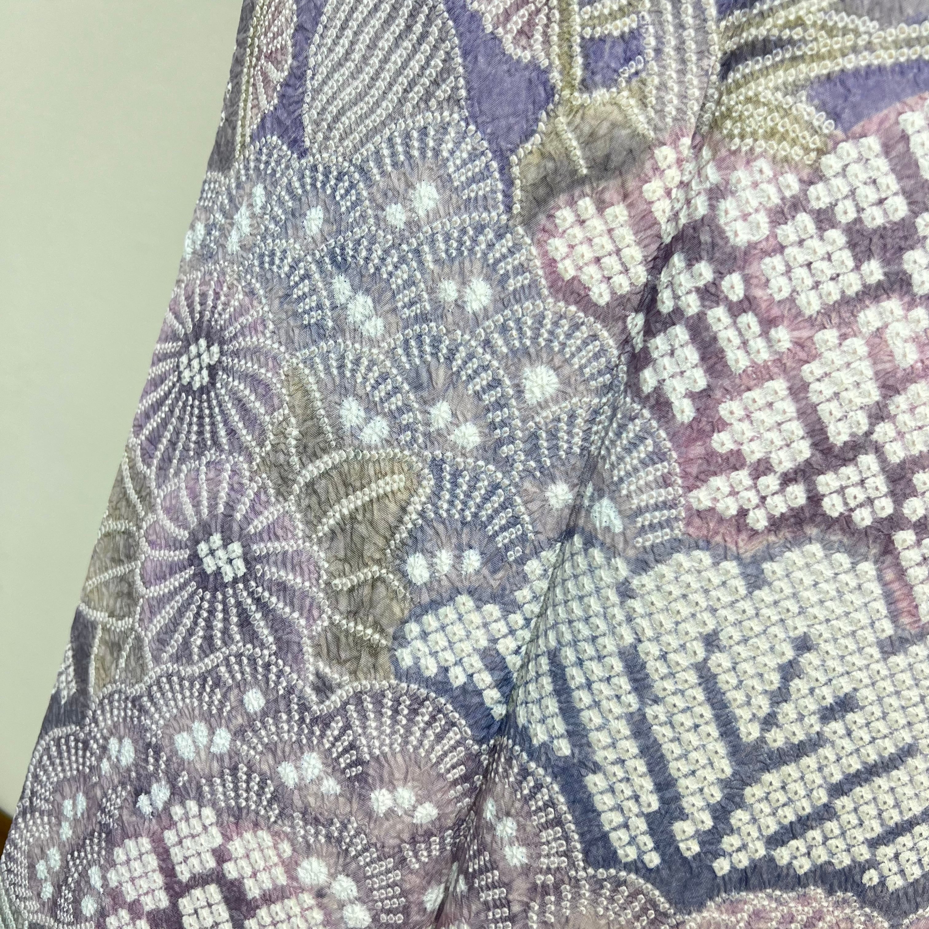 美品【藤娘きぬたや】袷 紬 訪問着 正絹s601 | 着物 夢美月