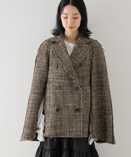 plage（プラージュ）の「【GIRL】ツィードケープジャケット（その他