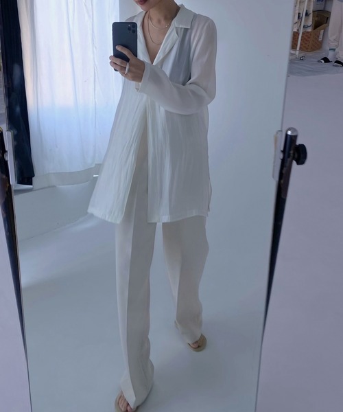 ENOF（イナフ）の「sheer jacket（シャツ/ブラウス）」 - WEAR