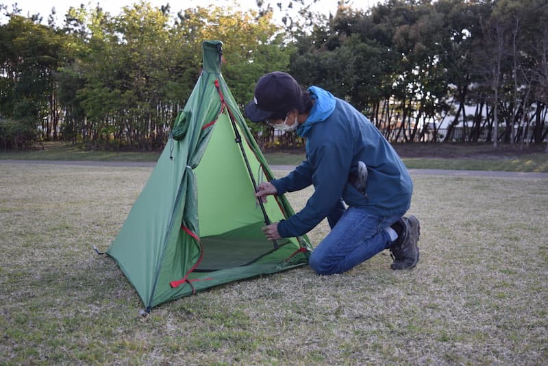 ギアレビュー】ヘリテイジ「トレイルシェルター」でキャンプしてみた
