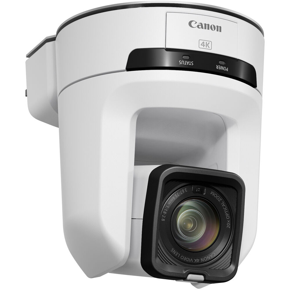 Canon CR-N300 4K NDI PTZ Camera with 20x Zoom (Titanium White