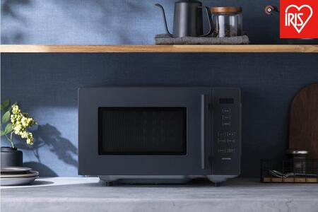 電子レンジ アイリスオーヤマ 18L IMB-F187-H グレー ｜ 電子レンジ 新
