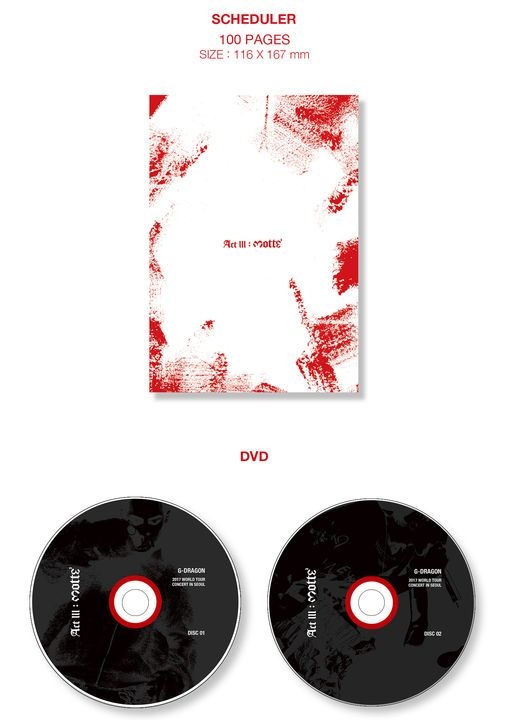 YESASIA: 2017 G-Dragon Concert Act III: M.O.T.T.E in Seoul (2DVD +