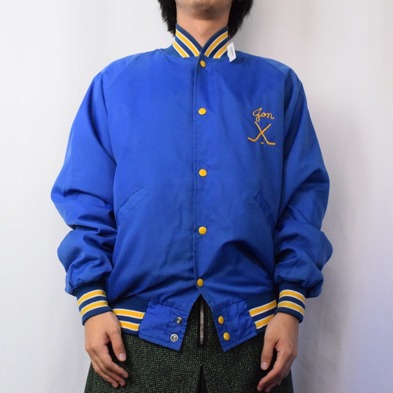 80s 80年代 バトウィン アメリカ製 青 ブルー ナイロンジャケット