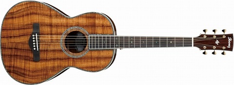 アコースティックギター】Ibanezより、オール・カーリー・ハワイアン