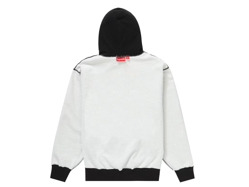 Size Large Black SUPREME INSIDE OUT BOX LOGO HOODED SWEATSHIRT