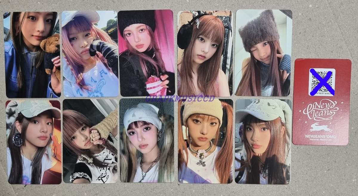 NewJeans NEW JEANS OMG K-POP Weverse Albums VER. + PHOTOCARD SET