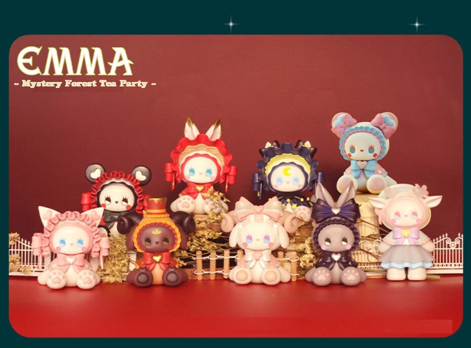 Popmart EMMA Toy Figurine Blind Box Mystery Forest Lolita Cute Tea