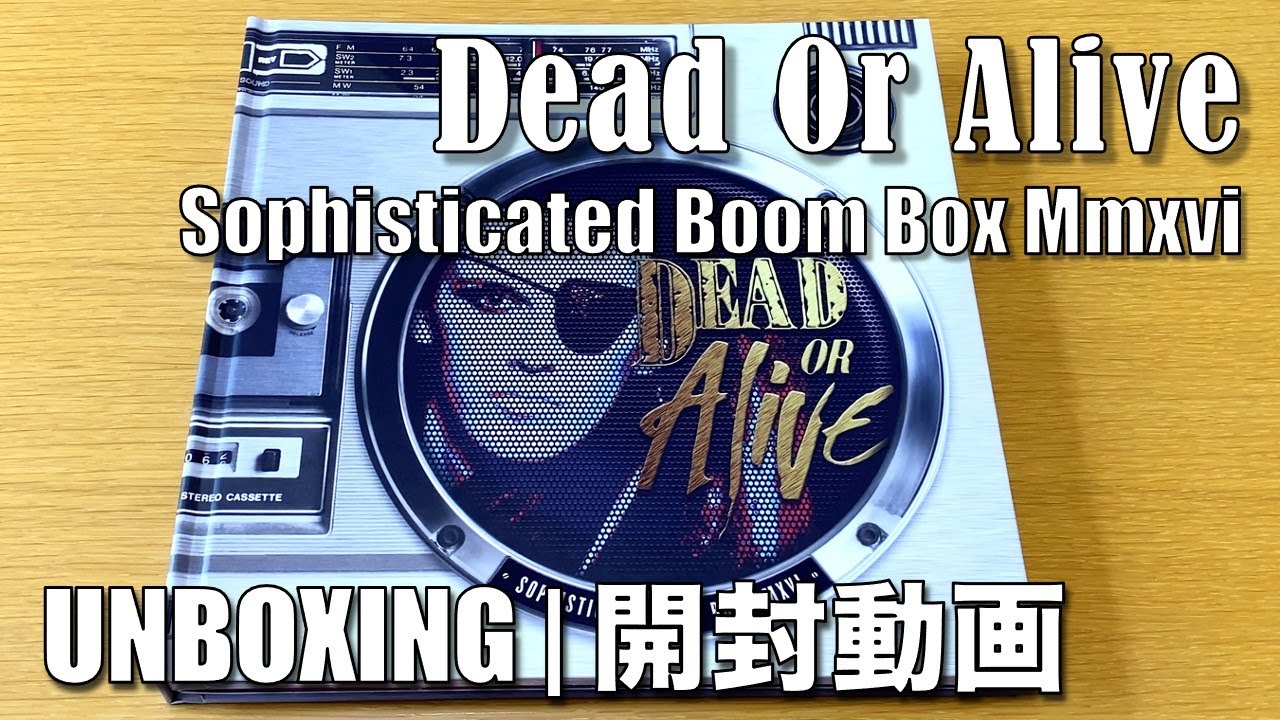 Dead Or Alive (Pete Burns) - Sophisticated Boom Box Mmxvi unboxing