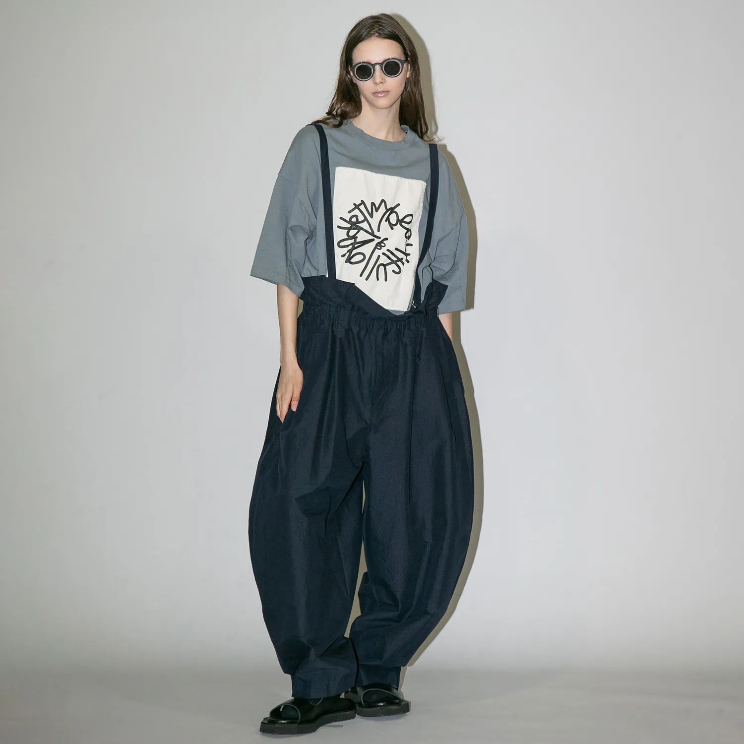 my beautiful landlet - 【残り一点】サスペンダーオーバーパンツ