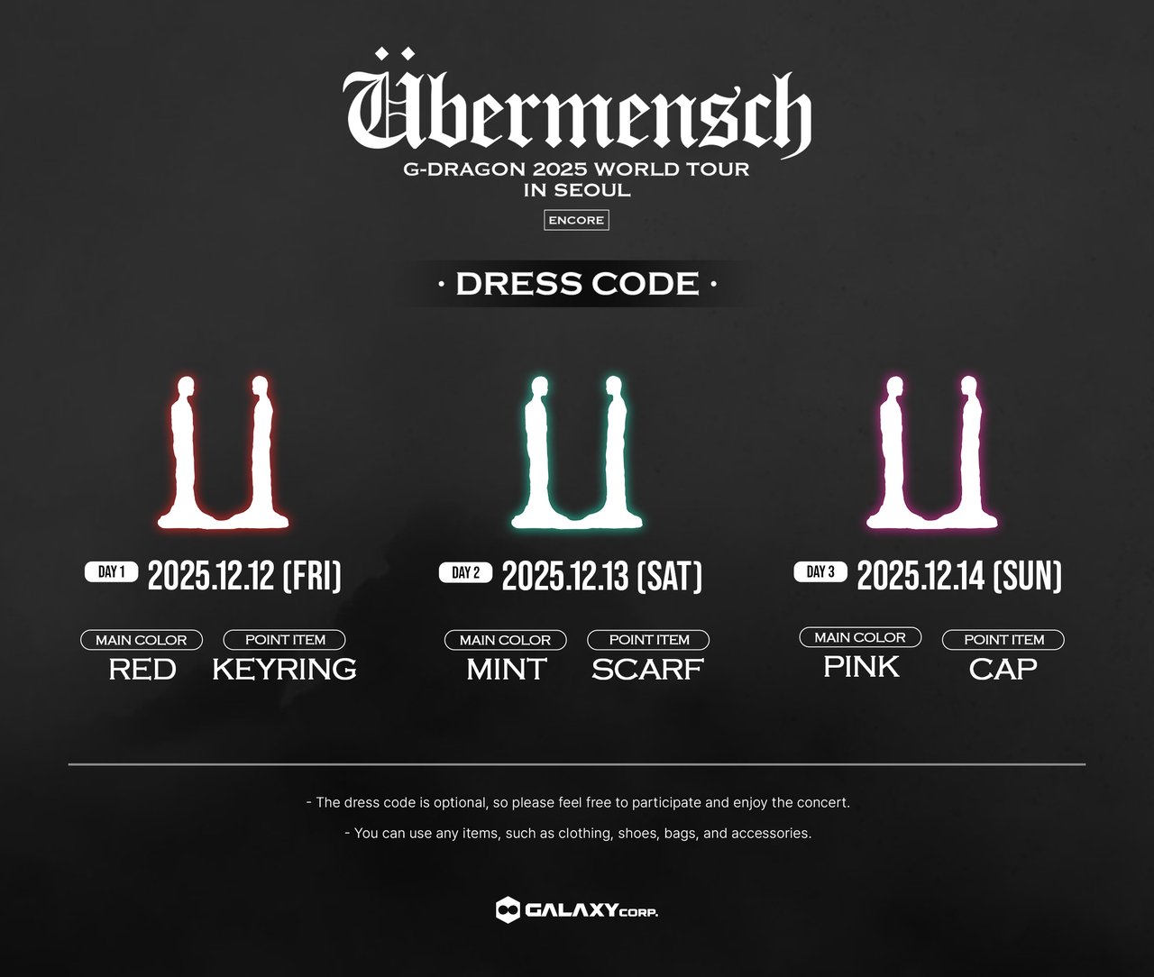 G-DRAGON 2025 WORLD TOUR [Übermensch] IN SEOUL : ENCORE, presented