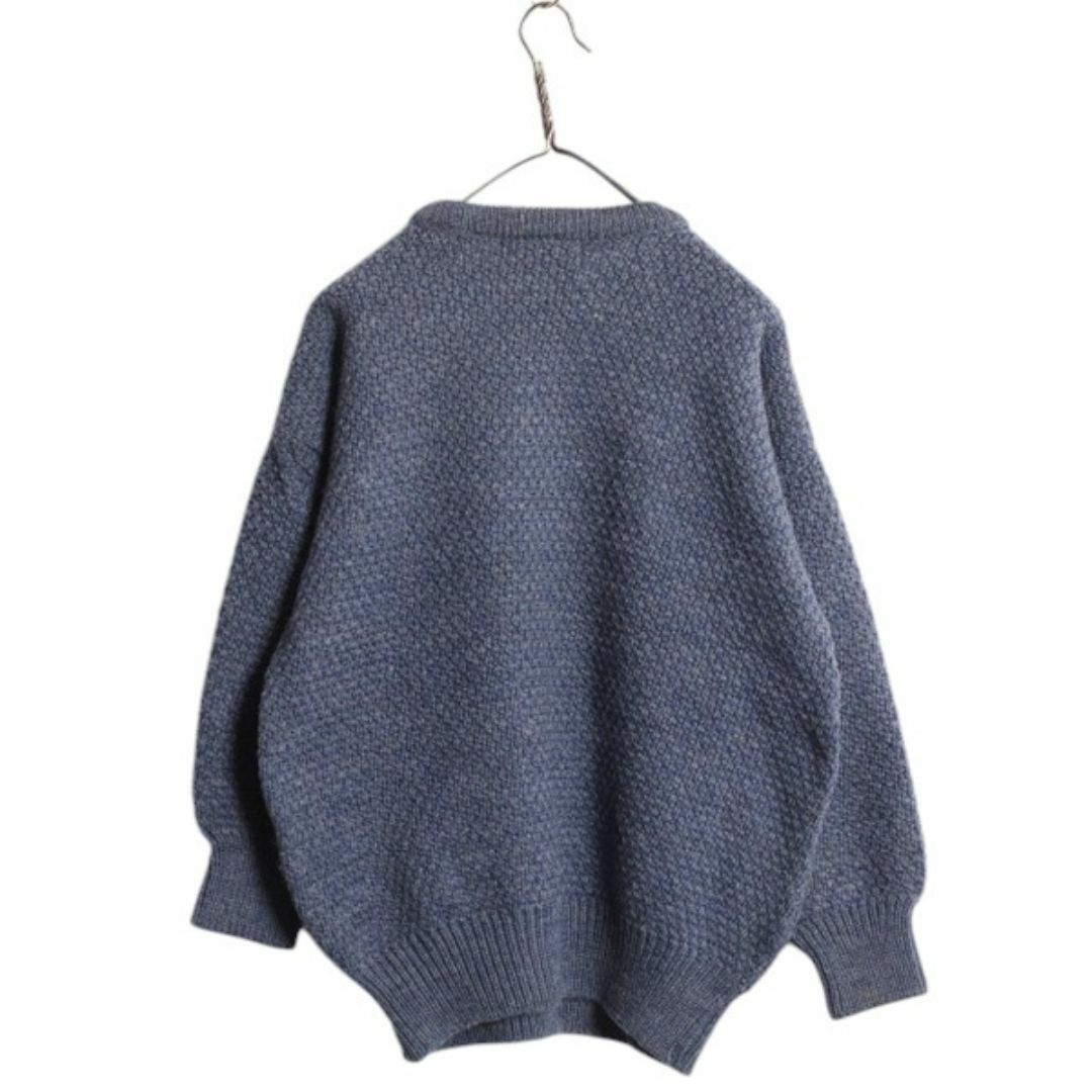 アイルランド製 フィッシャーマン ウール ニット セーター メンズ