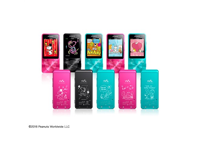 ソニー、「スヌーピー」デザイン5種類から選んで刻印できる