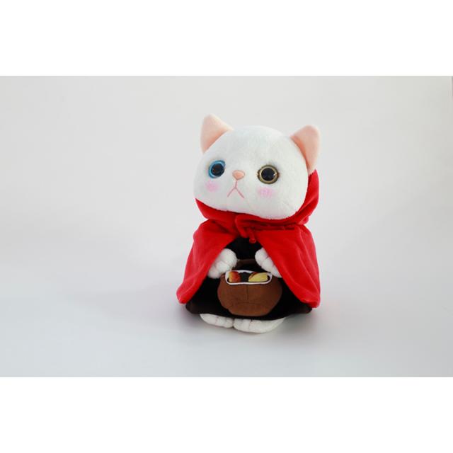 ぬいぐるみ 猫 プレゼント 赤ずきん 白猫 Mサイズ ジェトイ choochoo