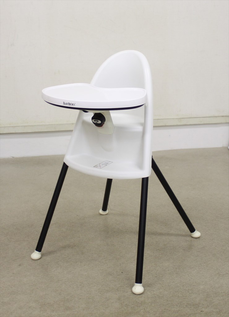 送料無料 ハイチェア ハーネスなし ホワイト ベビービョルン 食事イス
