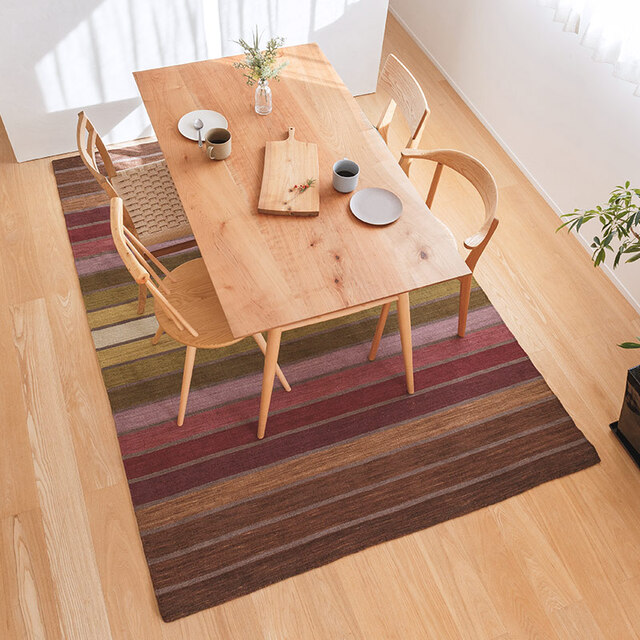 ER3100 商品詳細 リバーシブル・ストライプシリーズ06 |ラグ 絨毯通販