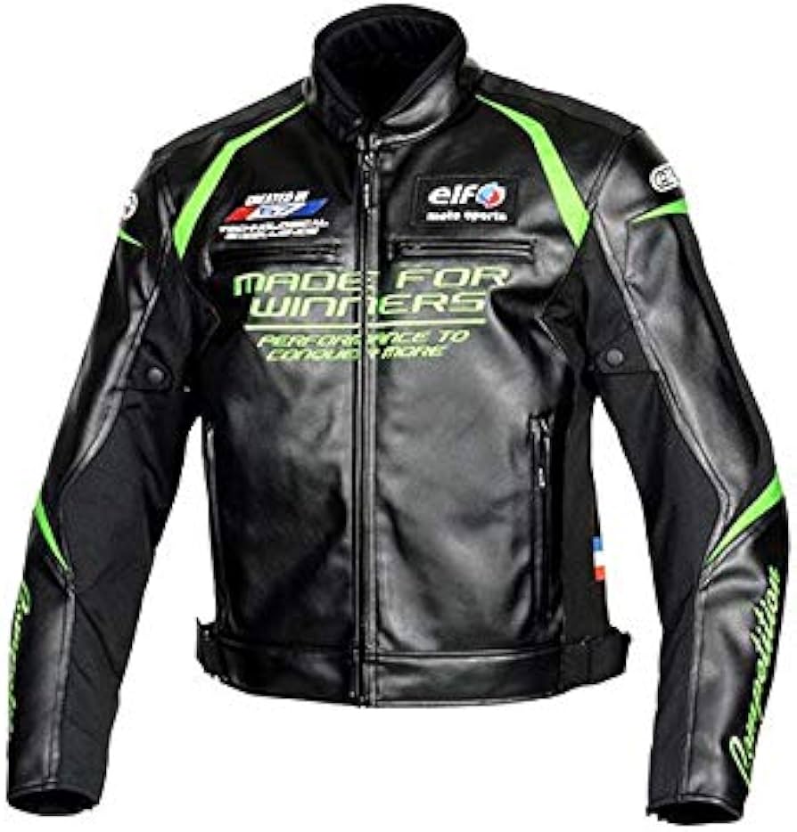 Amazon | エルフ(Elf) バイク用ジャケット エヴォルツィオーネPUレザー