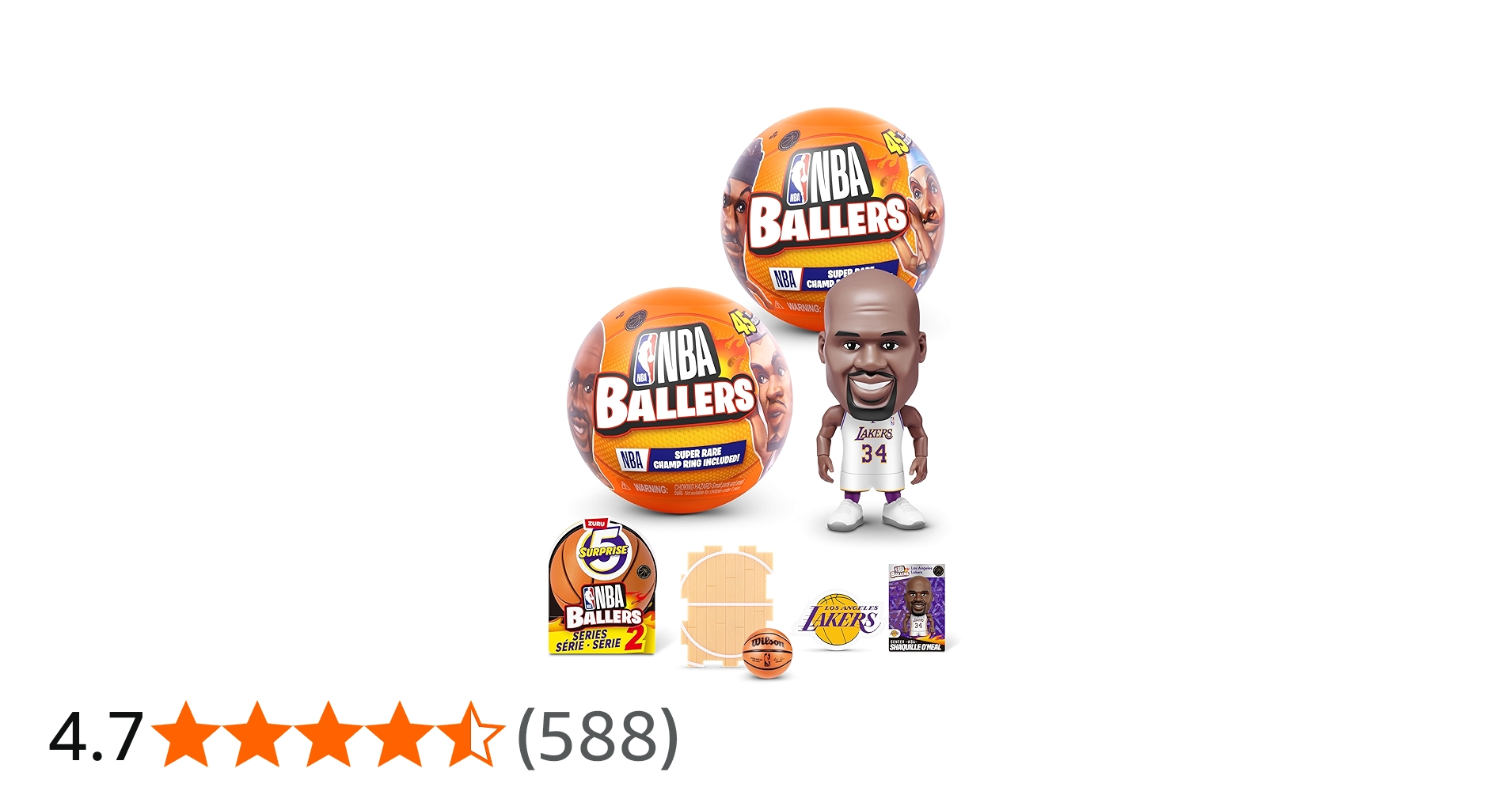 5 Surprise NBA Ballers, Series 2, ZURU Unboxing Boys Basketball