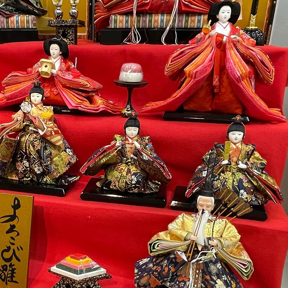 雛人形 雛人形 スチール製台座 7段飾り スチール製台座 7段飾り