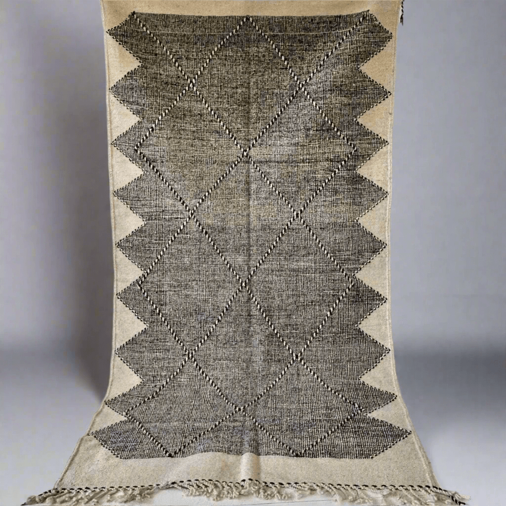 Moroccan Zanafi Kilim (Dark Gray)