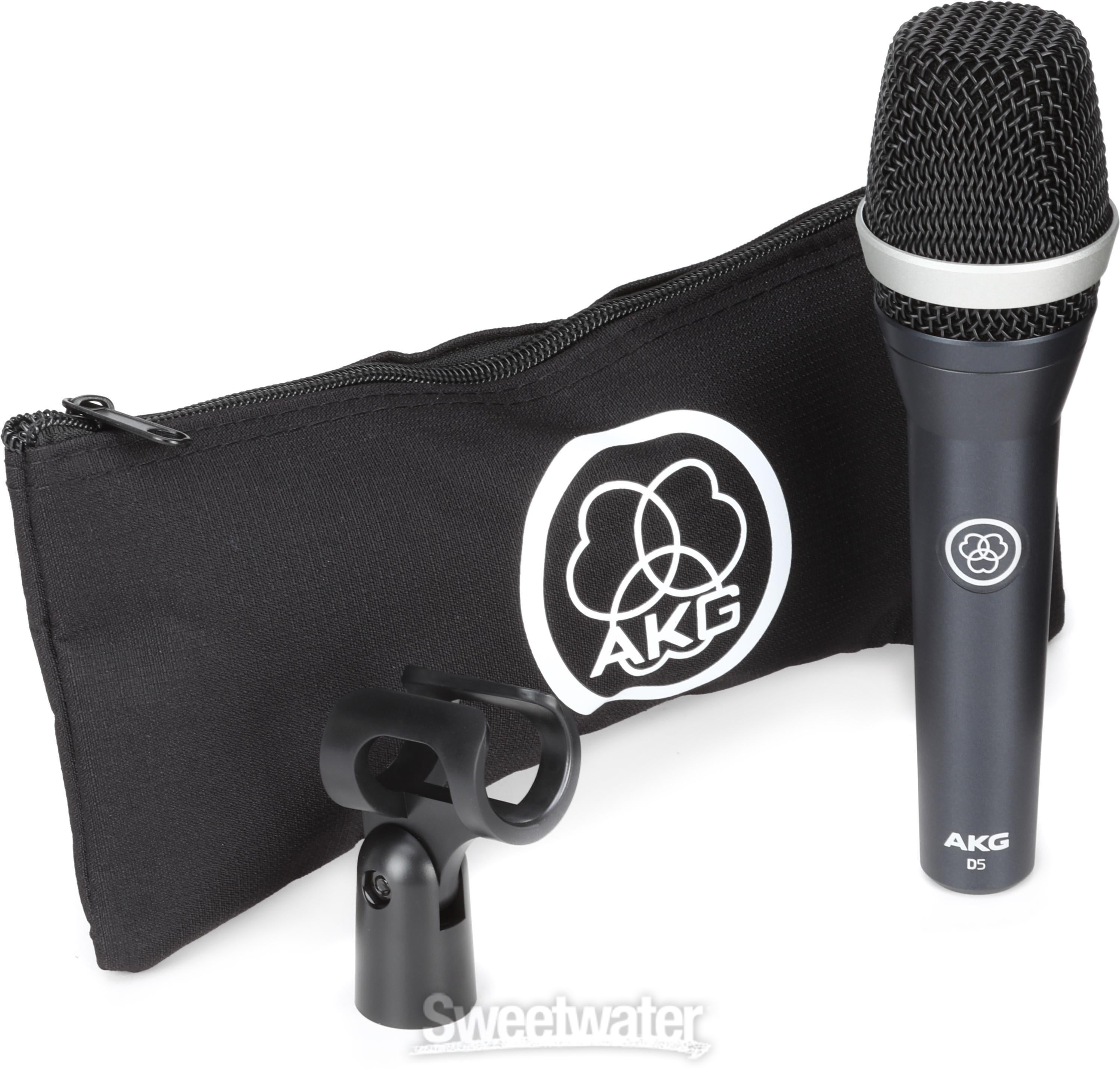 AKG D5 Supercardioid Dynamic Handheld Vocal Microphone | Sweetwater