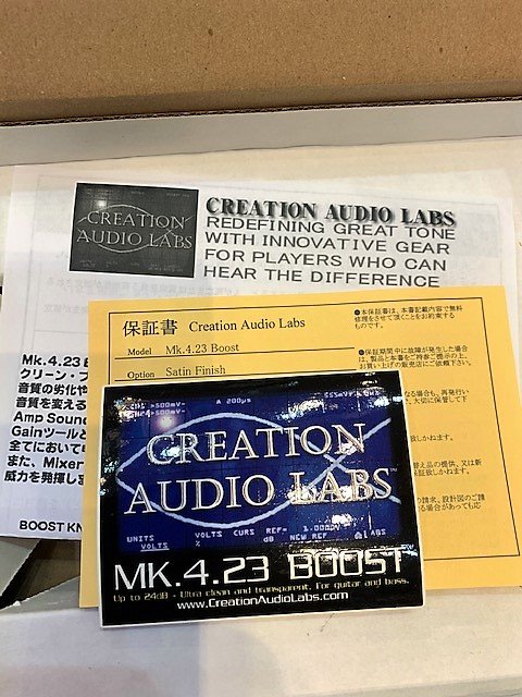 CREATION AUDIO LABS MK.4.23 BOOST – エムズサウンド