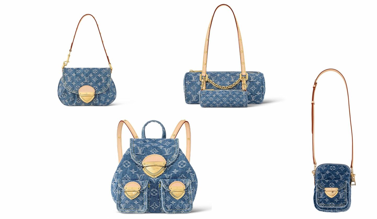 ストーンウォッシュのモノグラム・デニムでこなれた雰囲気に！ルイ