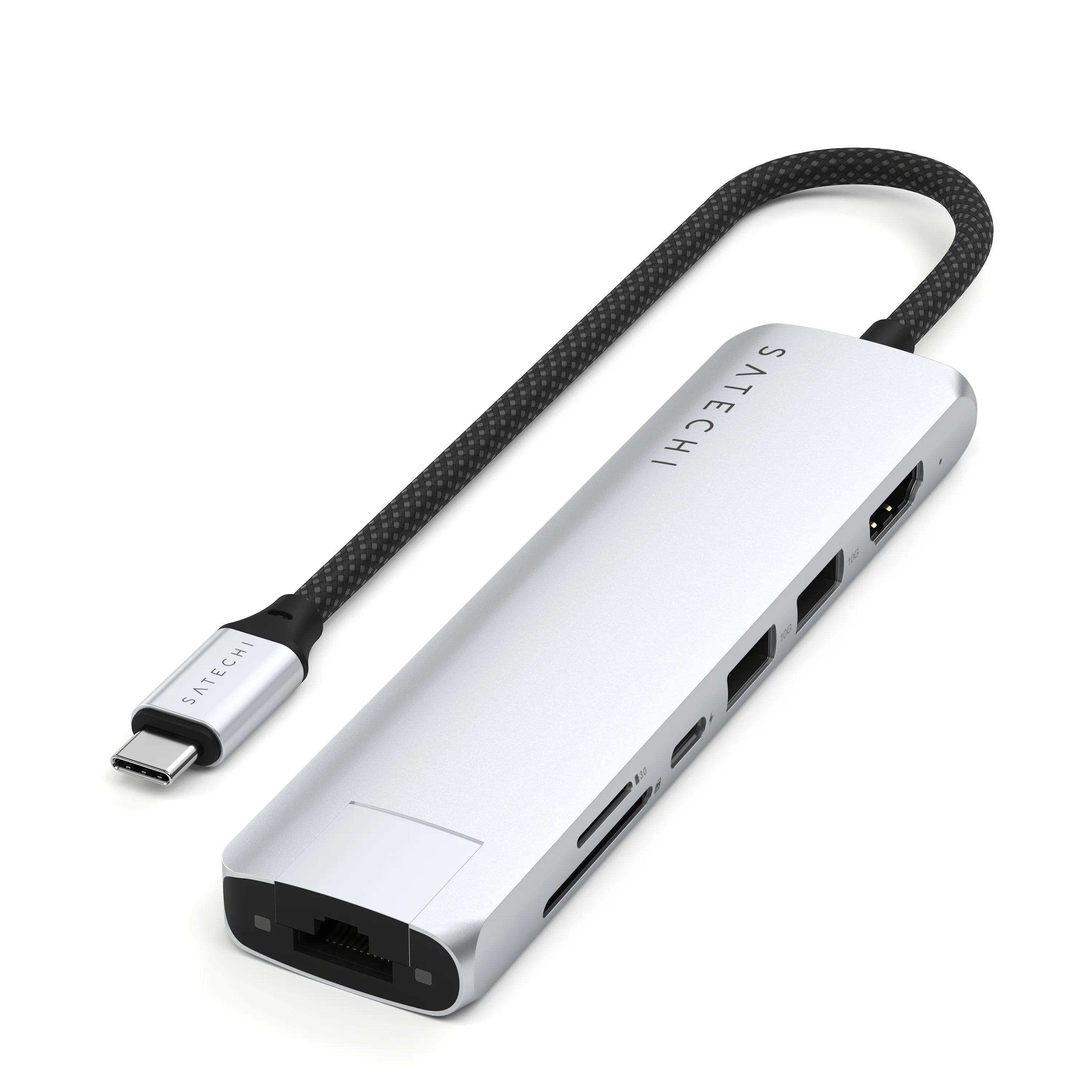 7-in-1 USB-C Slim Multiport with Ethernet | Hub – Satechi