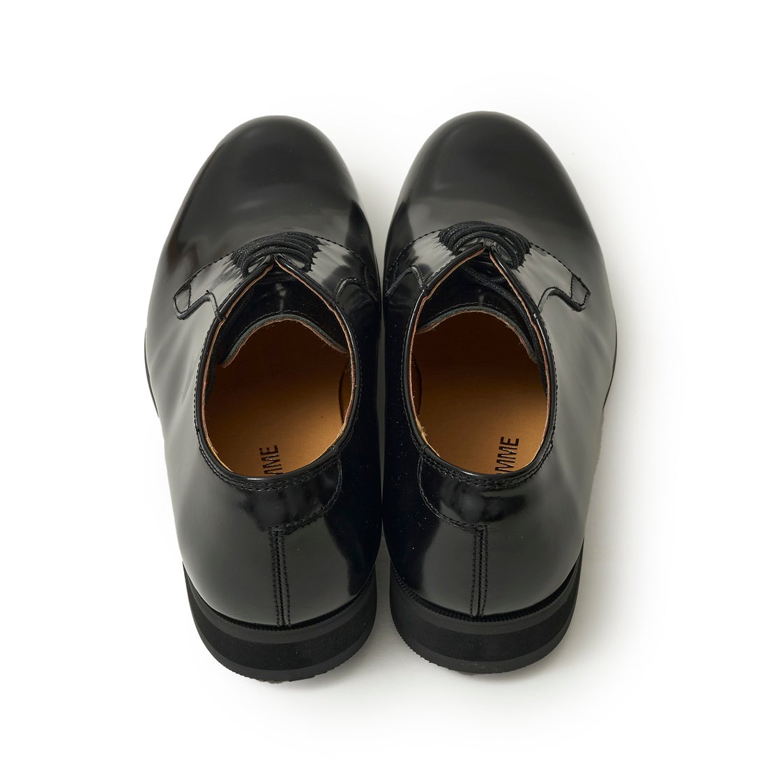 テットオム TETE HOMME 【日本製】ガラスレザー ポストマンシューズ