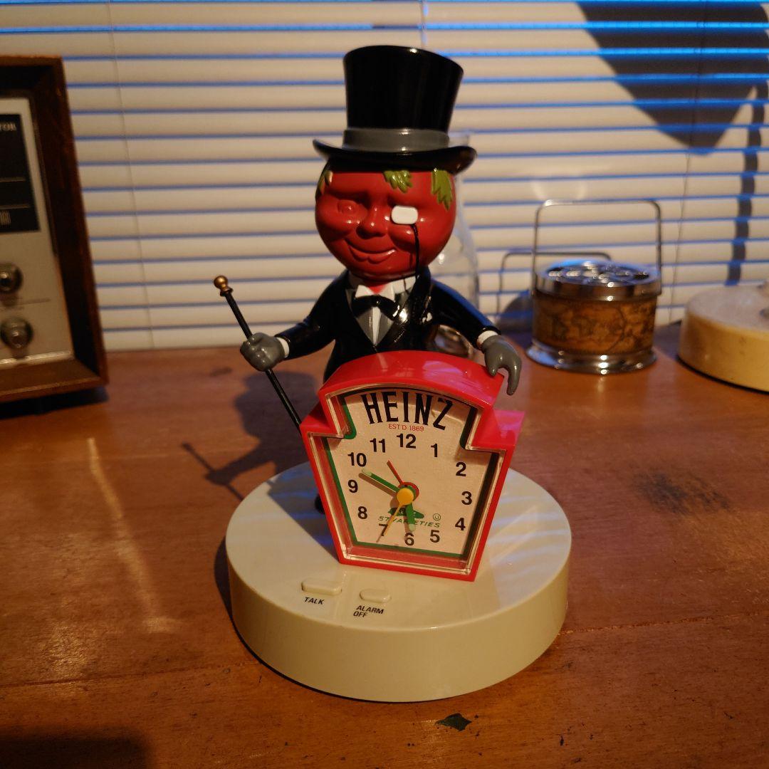 HEINZ ミスタートマト 時計 Vintage Heinz Collectible 