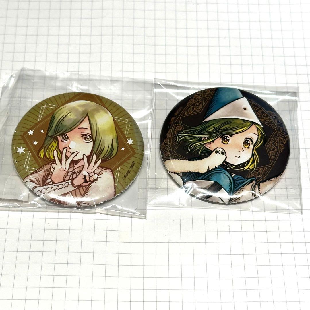 とんがり帽子のアトリエ　くじ　缶バッジ　ココ　2点　くじメイト 女性向けデジタルくじサービス「ちゃれくじ」 コミック『とんがり帽子