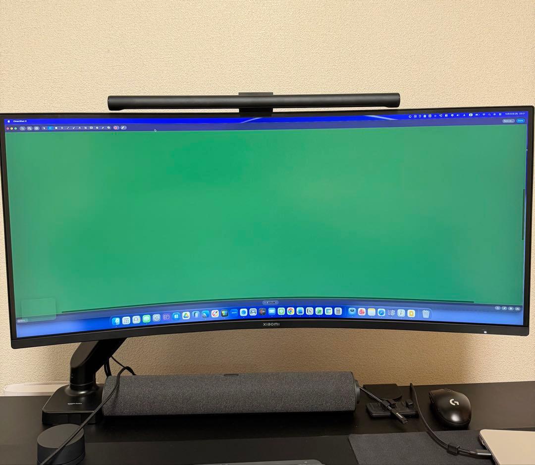 Xiaomi 34インチモニター　スピーカー　ライトセット Amazon.co.jp: Xiaomi 曲面 ゲーミングモニター G34WQi 34インチ UWQHD