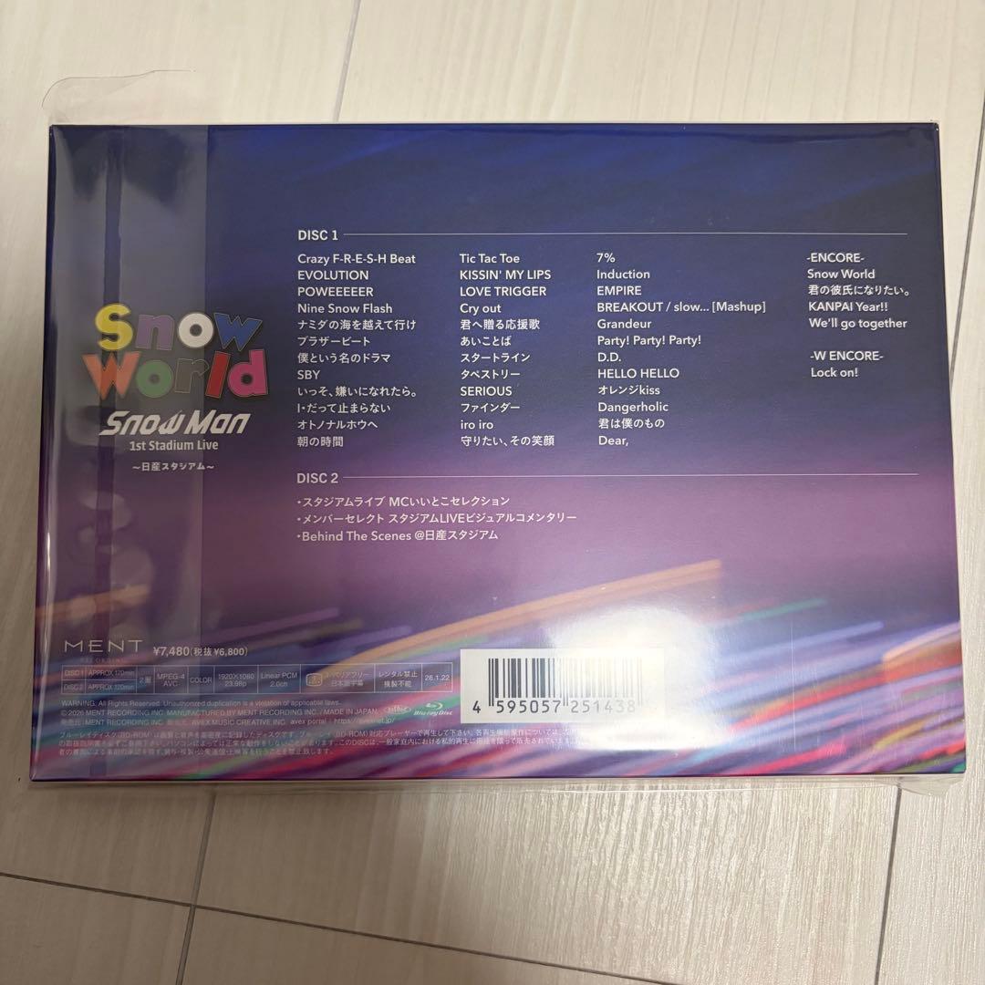 新品未使用】Snow World 1st Stadium Live DVD - メルカリ