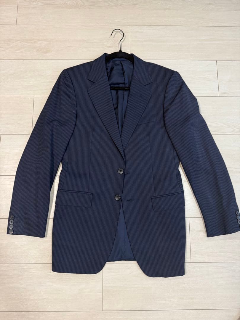 GUCCI ネイビースーツセットアップ 中古・古着通販】GUCCI (グッチ) 2Bセットアップスーツ ネイビー